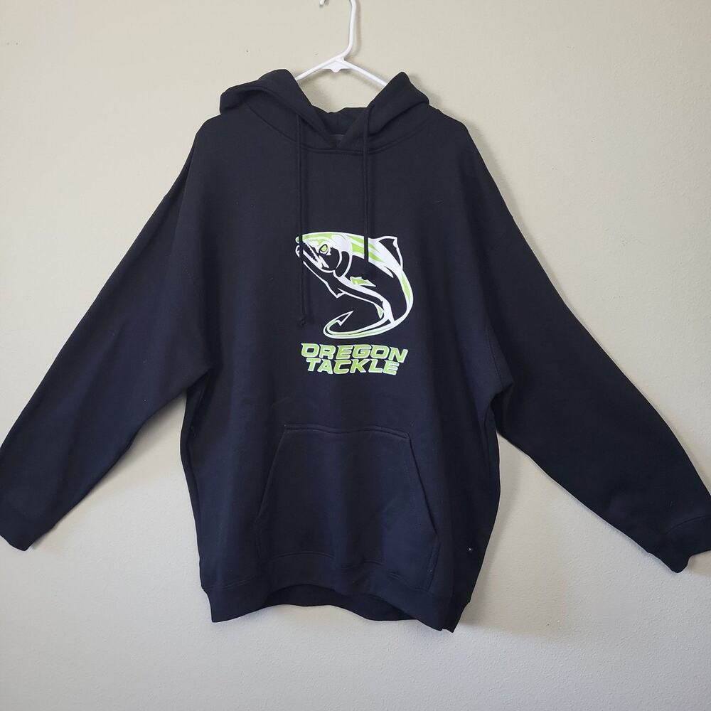 Pennant Mens Black Kangaroo‎ Pockets Long Sleeve Pullover Hoodie Size 3XL